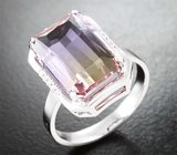 Комплект с аметринами 21,34 карата