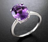 Замечательный серебряный комплект с аметистами