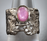 Серебряное кольцо с корундом Серебро 925