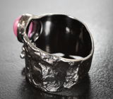 Серебряное кольцо с корундом Серебро 925