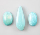 Набор из 3 кабошонов армянской бирюзы 13,94 карата 