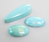 Набор из 3 кабошонов армянской бирюзы 13,94 карата 