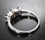 Изящное серебряное кольцо с дымчатым кварцем
