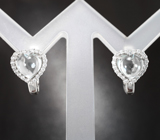 Романтичный серебряный комплект с голубыми топазами