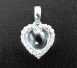 Романтичный серебряный комплект с голубыми топазами