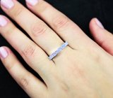 Стильное серебряное кольцо с кристаллическими эфиопскими опалами