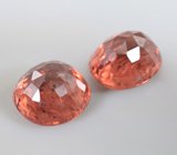 Пара оранжевых шпинелей 3,75 карата