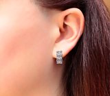 Замечательные серебряные серьги с иолитами