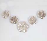 Набор дымчатого кварца фантазийной огранки 21,27 карата