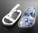 Серьги с петерситами 13,04 карата