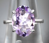Стильное серебряное кольцо с аметистом