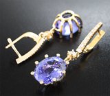 Комплект с танзанитами 35,18 карата и бриллиантами