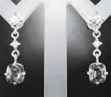 Серьги со шпинелями 2,48 карата и лейкосапфирами Золото