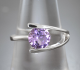 Оригинальный серебряный комплект с аметистами