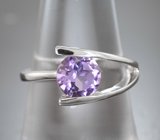 Оригинальный серебряный комплект с аметистами