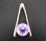 Оригинальный серебряный комплект с аметистами