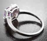 Стильный серебряный комплект с аметистами