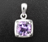 Стильный серебряный комплект с аметистами