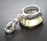 Кулон с диаспорами 13,10 карата и цирконами