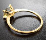 Золотое кольцо с ярким диаспором со сменой цвета 1,7 карата Золото