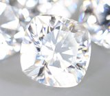 Набор из 4 бесцветных муассанитов топовой огранки 3,98 карата