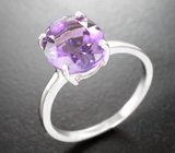 Замечательный серебряный комплект с аметистами
