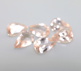 Набор из 6 морганитов 3,93 карата 