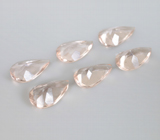 Набор из 6 морганитов 3,93 карата 