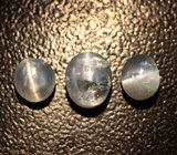 Редкий набор из 3 хризобериллов 3,22 карата 