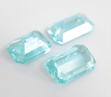 Набор из 3 «неоновых» апатитов 4,59 карата 