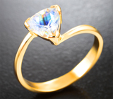 Золотое кольцо с ограненным лунным камнем 0,85 карата Золото