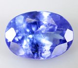 Кулон с флюоритом со сменой цвета 8,05 карата и танзанитом 0,86 карата