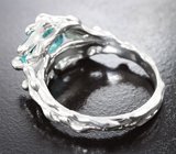 Комплект с «неоновыми» апатитами 7,47 карата