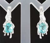 Комплект с «неоновыми» апатитами 7,47 карата