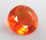 Ограненный мексиканский «огненный» опал 0,49 карата 