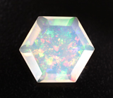 Кристаллический эфиопский опал авторской огранки 2,43 карата 