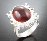 Серебряное кольцо с карнелианом