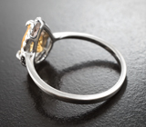 Изящный серебряный комплект с цитринами