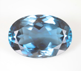 Крупный! Синий London топаз 52,18 карата 