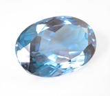 Крупный! Синий London топаз 52,18 карата 