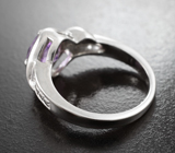 Замечательный серебряный комплект с аметистами