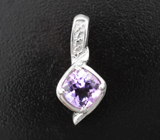 Замечательный серебряный комплект с аметистами