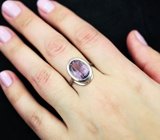 Стильное серебряное кольцо с аметистом
