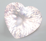 Чистейший крупный розовый кварц лазерной огранки 31,87 карата 