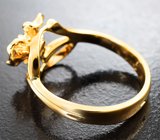 Комплект с уральскими демантоидами 1,14 карата 