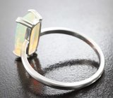 Кольцо с ограненным эфиопским опалом 1,96 карата