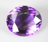 Чистейший крупный уругвайский аметист 24,91 карата 