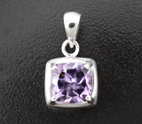 Стильный серебряный комплект с аметистами