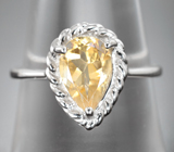 Чудесный серебряный комплект с цитринами Серебро 925