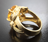 Серебряное кольцо с цитрином Серебро 925